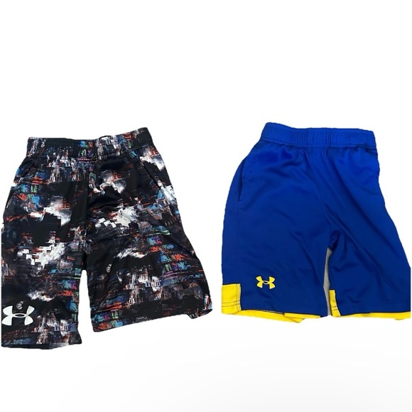 2 Pairs Of Under Armour Athletic Shorts Size Small - Picture 1 of 4